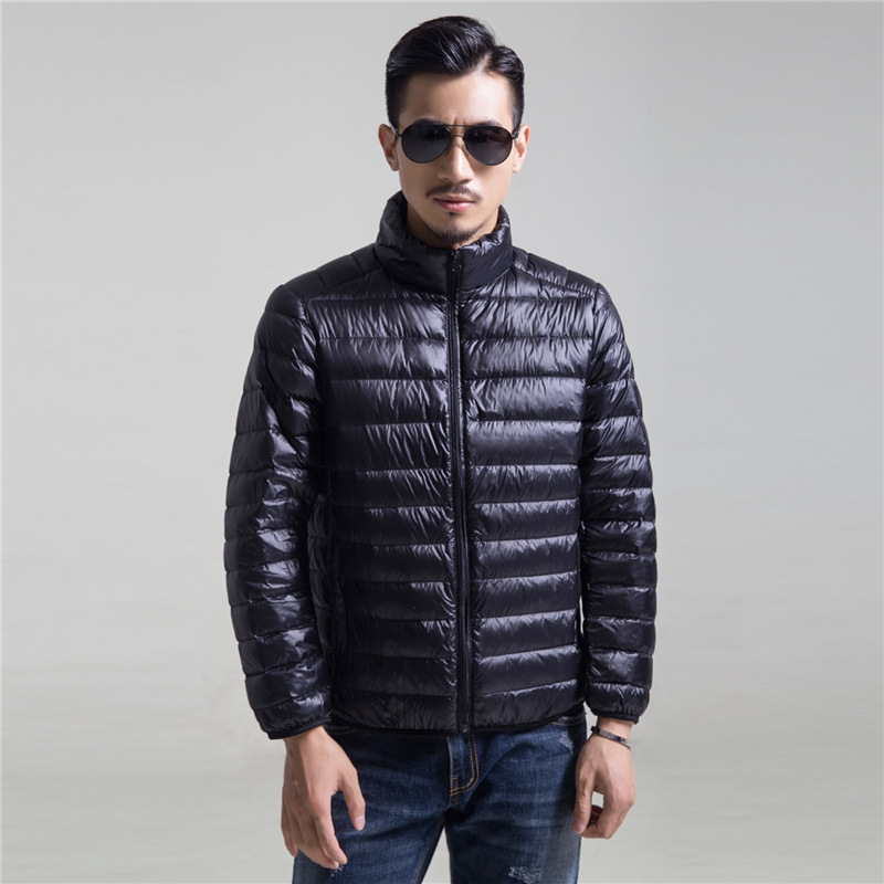 Men's Men's New Lightweight Down Jacket Men's Vertical Collar Winter Jacket Plus Size Men's Light Down Jacket Men's Men's New Lightweight Down Jacket Men's Vertical Collar Winter Jacket Plus Size Men's Light Down Jacket