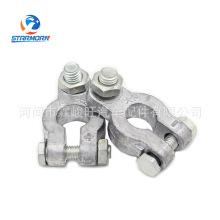 河间厂家大量批发汽车电瓶大号铅卡头 电瓶卡头 大号纯铅电池端子