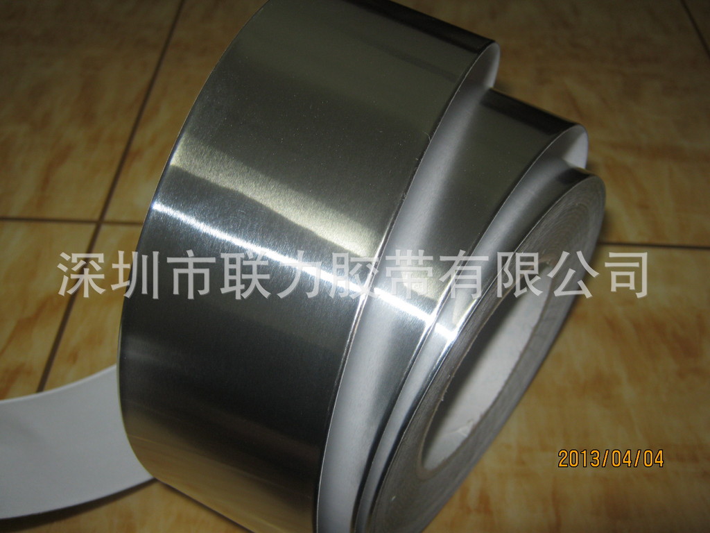 联力加厚铝箔胶纸 隔热铝箔 铝箔胶带高温 0.085MM厚度 宽任选