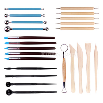 Clay tool Multipurpose carving combination suit Clay clay Clay scraper Nail enhancement Double head Point drill pen wholesale