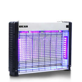 餐厅酒店装修卫生不锈钢LED易龙999电击灭蚊灯灭蝇灯家用商用