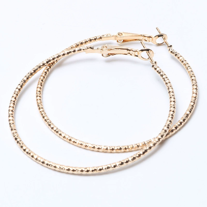 Exaggerated Love-Shaped Hoop Earrings, Metal Large 50 mm, 6 Styles, Lightweight 11 g