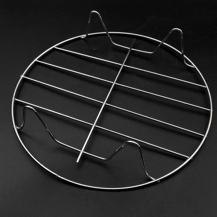 D1923 20 estante de vapor Placa de vapor multiusos de acero inoxidable de tres patas estante de vapor Yiwu 2 yuanes tienda necesidades diarias