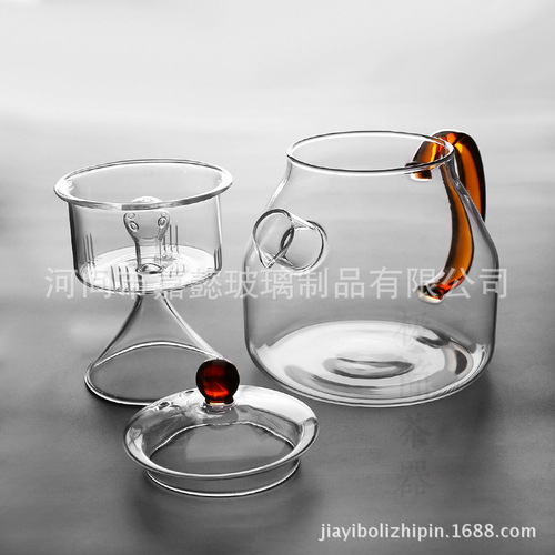 Thickened glass teapot heat-resistant tea brewing teapot boiling teapot large capacity steam teapot factory direct sale wholesale household use