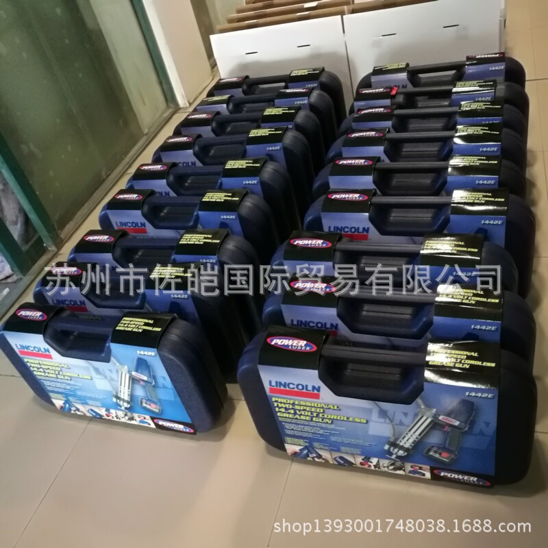 原装美国LINCOLN品牌手持便携式电动黄油枪 1442E型号