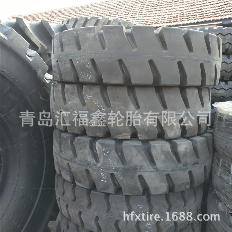 供应实心免充气叉车轮胎8.25-20/6.5港口集装箱半挂车轮胎