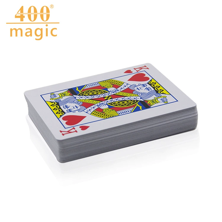 Magic Playing Cards (400magic) Trapezoidal Marked Deck, Durable 300g Paper, Red/Black