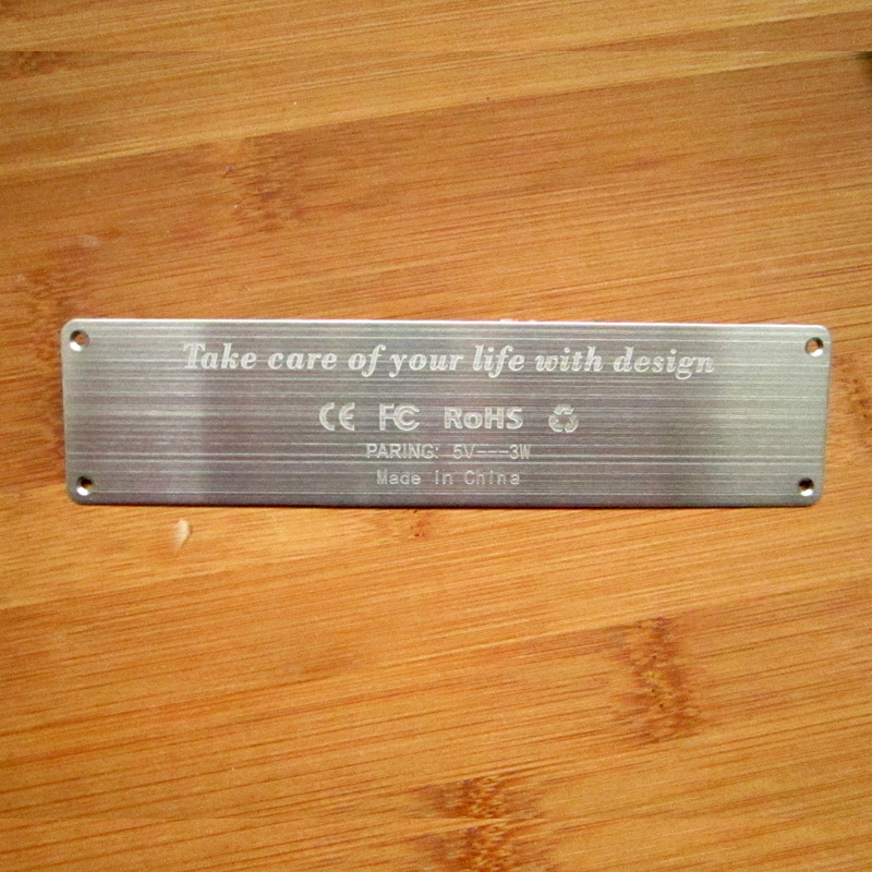 金属标牌定腐蚀丝印拉丝不锈钢标牌做机械设备标识牌铝制铭牌