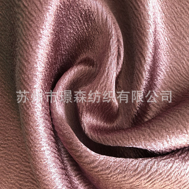 厂家供应 缎纹树皮绉 时尚男女装上衣外套裙子树皮绉面料外单品质