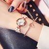 Fashionable swiss watch, trend fresh women's watch, bracelet, custom made, Korean style, flowered