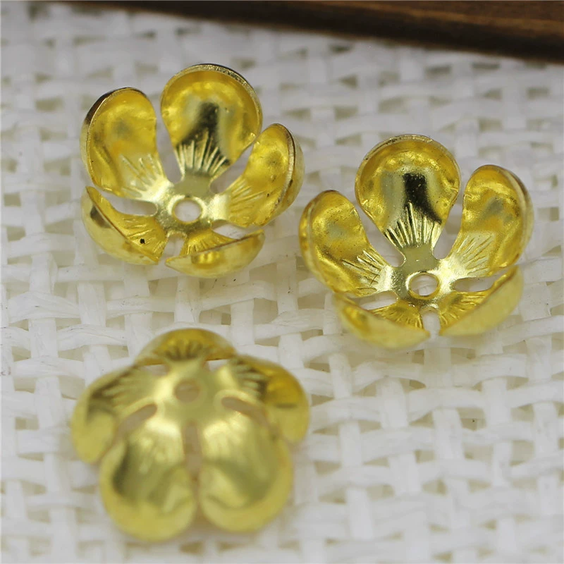 13 мм Чистая медь цветок шляпа DIY антикварная шпилька аксессуары для волос свадебный головной убор Чистая медь Тор бисерный материал