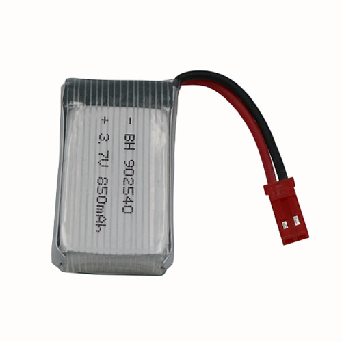 3.7V 850mAH lithium polymer lithium battery 25C discharge air-to-air plug 902540