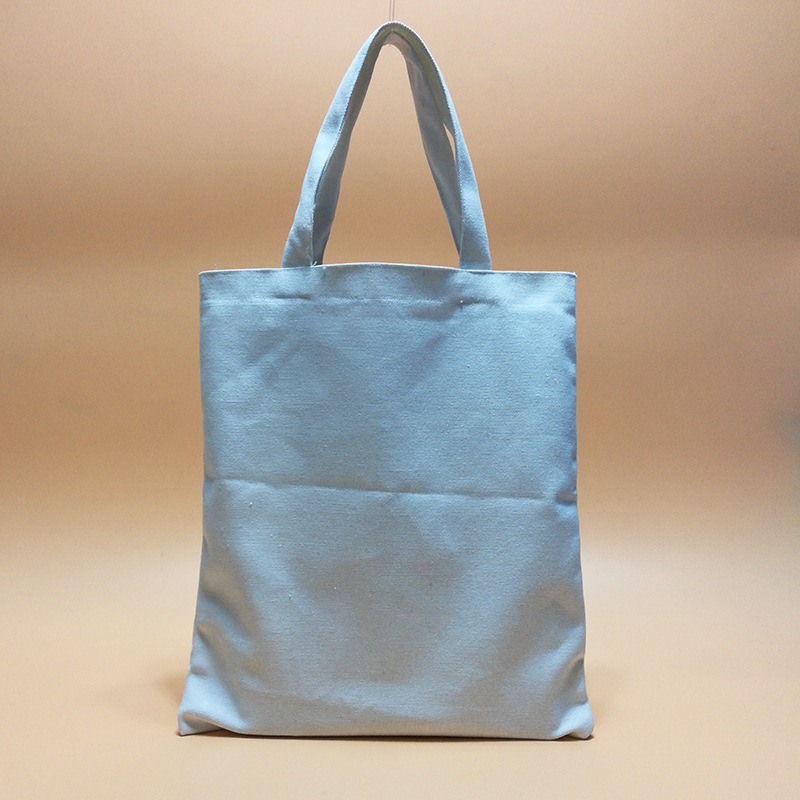 Big Sale Processing Canvas Bag Factory Direct Sales White Cotton Blank Satchel Shopping Student School Bag Cotton Bag Custom-Made