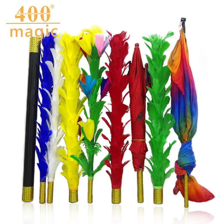 Umbrella Citibank feather stick color changing feather changing umbrella empty hand out big flag duster flower three changing stage magic props Umbrella Citibank feather stick color changing feather changing umbrella empty hand out big flag duster flower three changing stage magic props