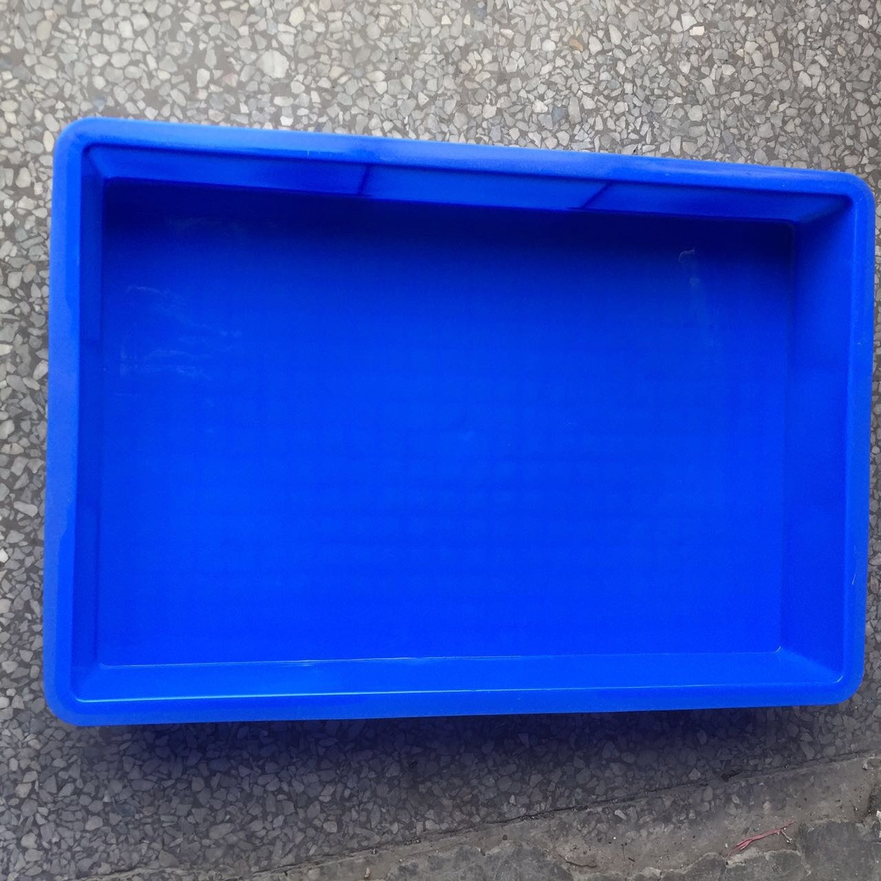 批发 长方形加厚胶盆 工业物料胶盒 包装周转箱塑料矮方盘