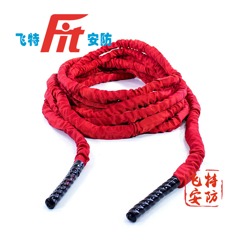 带保护套格斗绳 健身大绳 体能训练绳 力量甩绳 MMA健身训练绳
