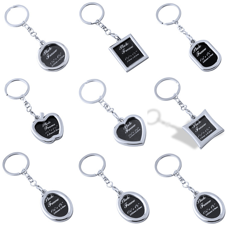 Factory direct creative photo frame key chain heart-shaped photo frame Photo Studio real estate exhibition advertising gifts LOGO Factory direct creative photo frame key chain heart-shaped photo frame Photo Studio real estate exhibition advertising gifts LOGO