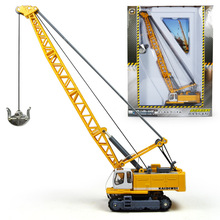 凯迪威 1：87全合金工程车塔式缆索挖掘车儿童玩具车模型供应