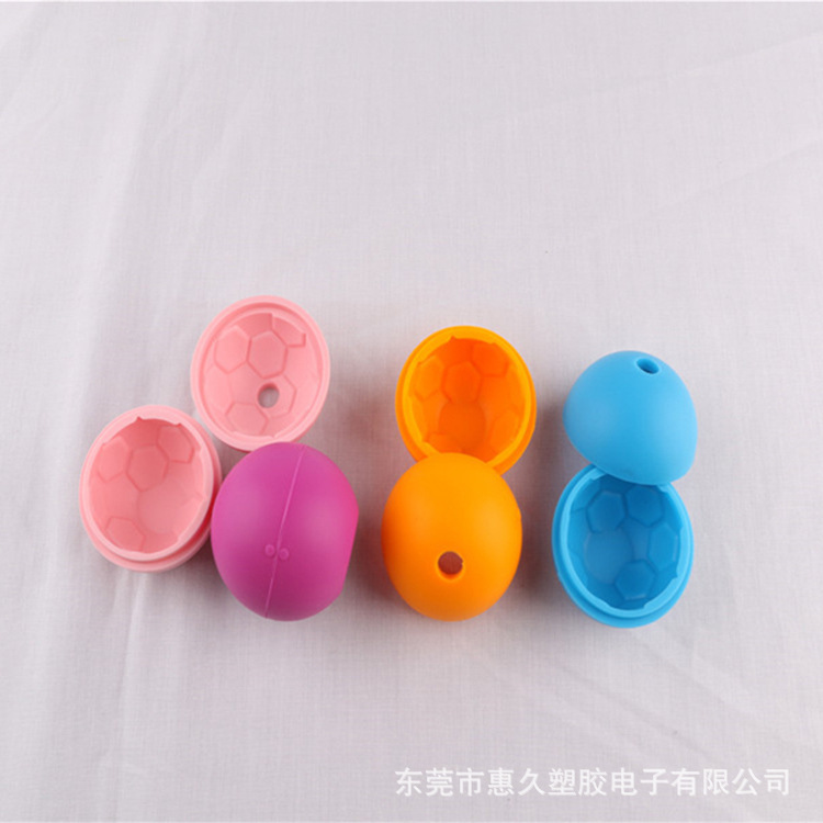 圣诞节硅胶促销品赠品 食品级硅胶冰块模 冰块模 足球冰块模