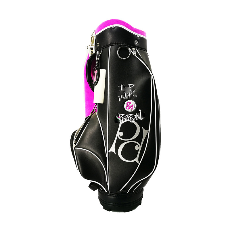 Venta caliente transfronteriza bolsa de golf de Asia Comercio Exterior Amazon golfPU fuente de bordado Venta Directa DE LA Fábrica Al Por Mayor