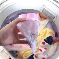 Washing machine floating filter mesh bag filter lint cleaner ball Bathroom lint remover washing cleaner ball