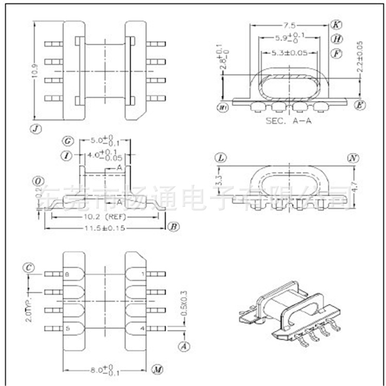 EPC10海鸥骨架EPC10贴片骨架电臭氧发生器干式心式ebay