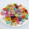 Crystal, acrylic round beads, beaded bracelet handmade