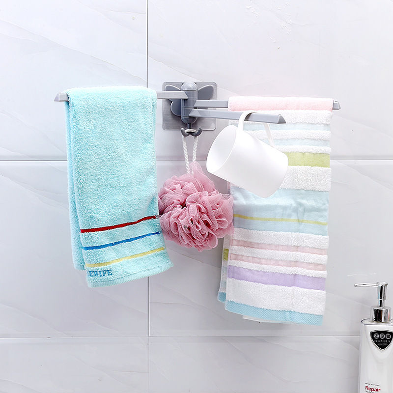 A2566 paste rotating towel rack kitchen cloth rack toilet non-perforated rack towel rack towel bar A2566 paste rotating towel rack kitchen cloth rack toilet non-perforated rack towel rack towel bar