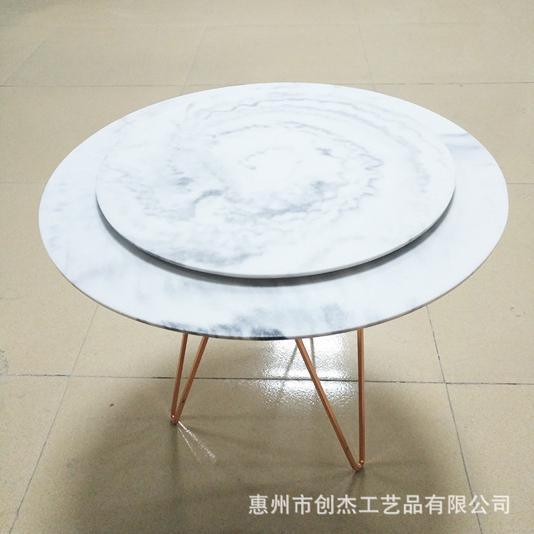 欧式分格仿大理石桌人造大理石桌面简约水泥仿大理石台面树脂桌子