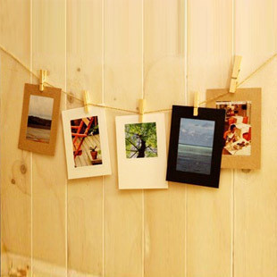 Factory wholesale personalized photo wall handmade 3 inch 6 inch 7 inch DIY string Korean hanging paper photo frame