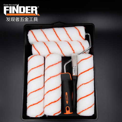 Discoverer cross-border direct sales roller paint brush tools wholesale decoration painting roller paint brush manufacturer hot sale