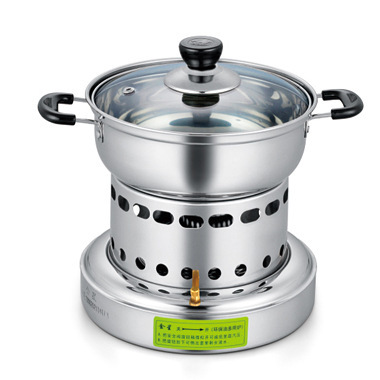 液体酒精炉批发金圣鼎自助小火锅豆捞肥牛酒精火锅情人锅|ms