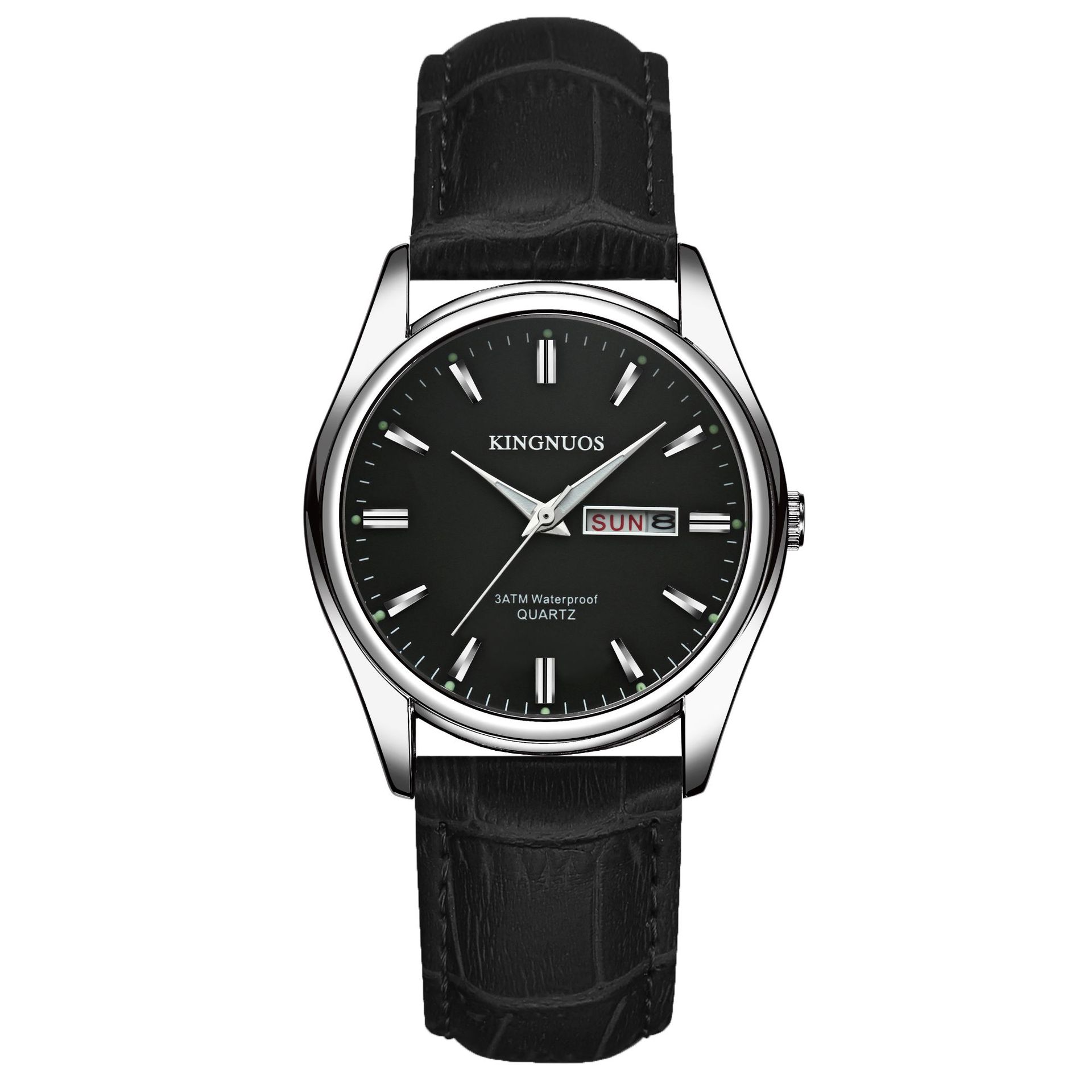 Men's Black Belt Black Plate