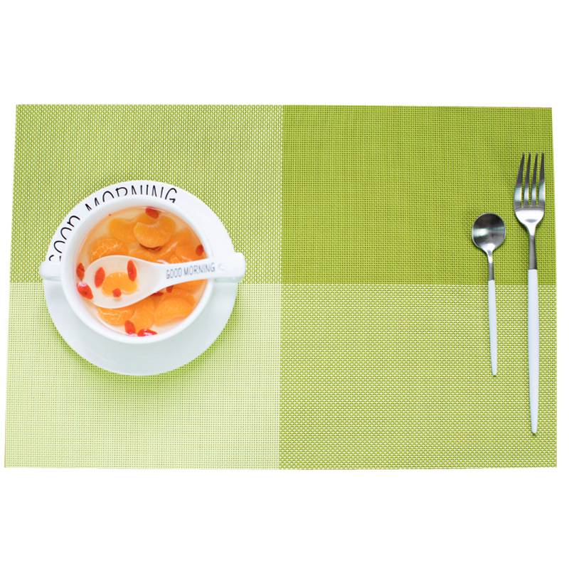 Transfronteriza Teslin Occidental de lavado de alimentos estera de aislamiento PVC Tian carácter rejilla estera de vajilla de estilo europeo anti-escaldado placa tazón estera posavasos