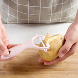 T2628 Керамический фруктовый пилен Многофункциональный планор Apple Scraper Potato Peeler Kitchen Tool