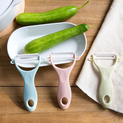 T Ceramic Peeler Nordic Color Peeler Wholesale Home Kitchen Small Tool Melon Scooper Fruit Peeler