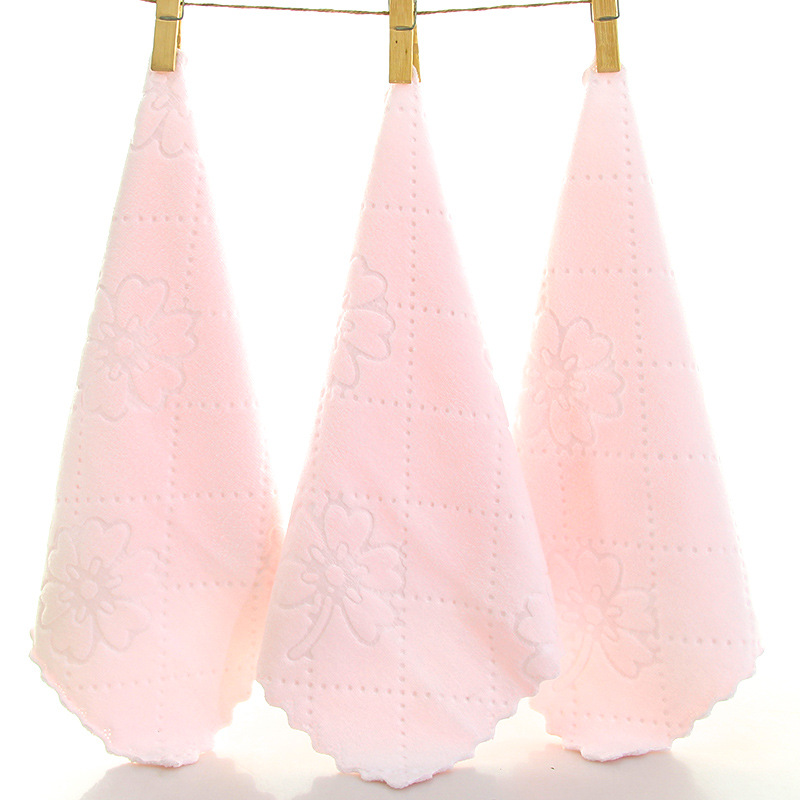 양각 레이스 스퀘어 핑크