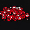 Glossy crystal, wheel, beads, oolong tea Da Hong Pao, hairgrip for bride, accessory