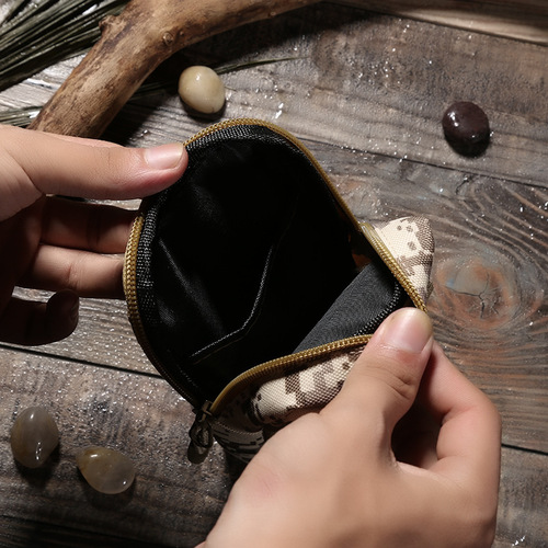 Manufacturer vertical canvas mobile phone sports waist bag multi-functional tactical bag camouflage wear belt casual wholesale