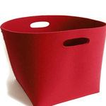 供应毛毡收纳篮 客厅茶几物品收纳篮各种款式收纳篮