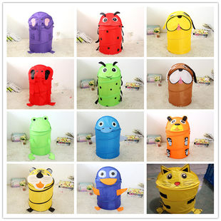 Cartoon foldable handheld toy, storage system