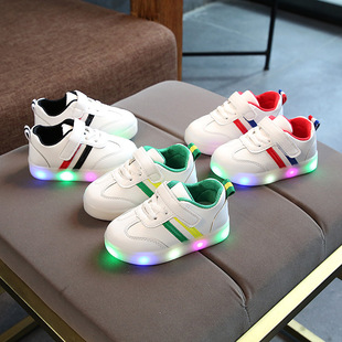 Светодиодная повседневная обувь, световая доска, мигающие кроссовки для мальчиков, 2020