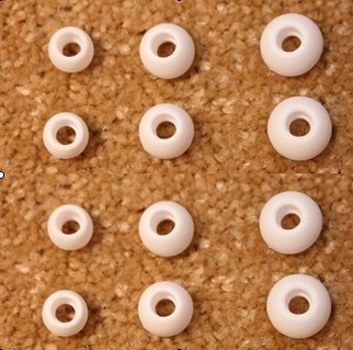 耳机硅胶 入耳式耳塞 适用于入耳式耳机黑白粉蓝透明 现货