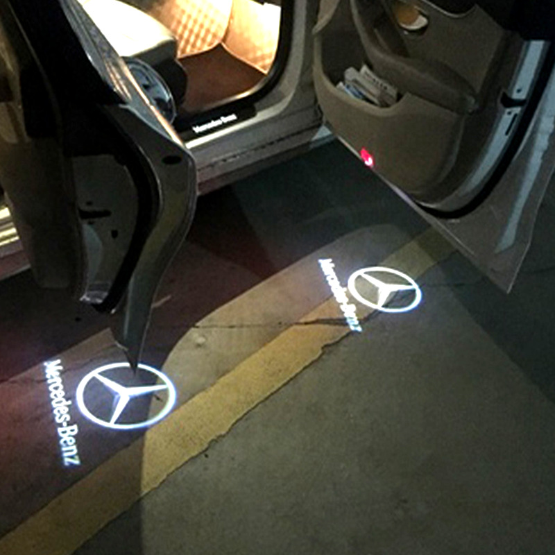 Aplicable Luz de bienvenida Mercedes-Benz Clase E GLE/Clase A/GLC/GLA Luz de proyección LED Luz de puerta Luz de decodificación Luz de bienvenida