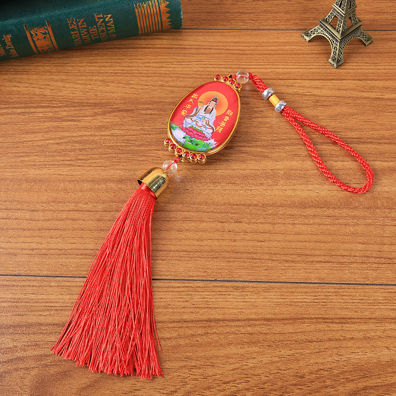 2022 new Chinese style crystal facial makeup pendant crafts car pendant pendant wholesale