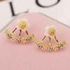 Korean version of daisy latter -hanging earrings ear injection hot exaggerated earrings anti -allergic jewelry earrings B007