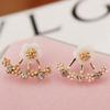 Import fashionable cute earrings, Korean style, flowered