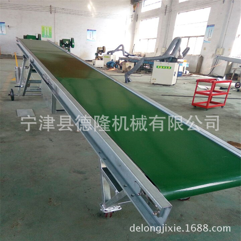 输送机传送机爬坡输送机物流快递流水线分拣线手动升降皮带机