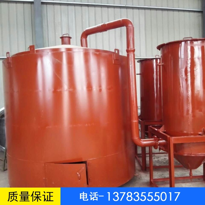 现货批发 木材自然炭化炉 生产锯末炭化炉 无烟式吊装炭化炉