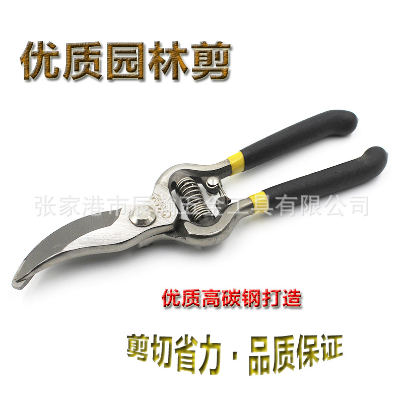 厂家直销 8寸果枝剪园林剪修枝剪花剪园林园艺工具